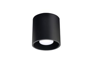 Miniaturka 6 - Designerska czarna oprawa LED o cylindrycznej formie
