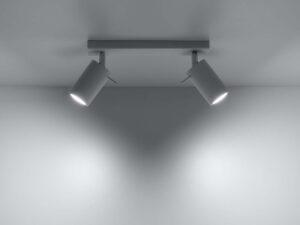 Miniaturka 2 - Listwa sufitowa biała z reflektorami i oświetleniem LED