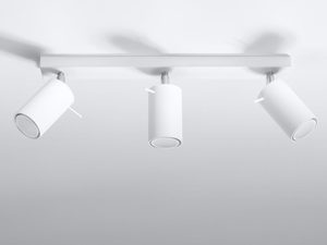 Miniaturka 7 - Białe reflektory LED zamontowane na szynie sufitowej