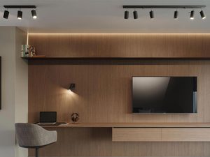Miniatura 10 - LED lampa nástěnná nad biurkiem v moderním salonie