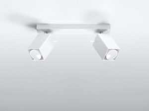Miniatura 1 - Stropní lampa z ruchomymi reflektory LED v bílé obudowie
