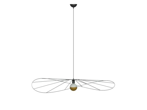 Lampa sufitowa LED, minimalistyczny design, industrialny styl