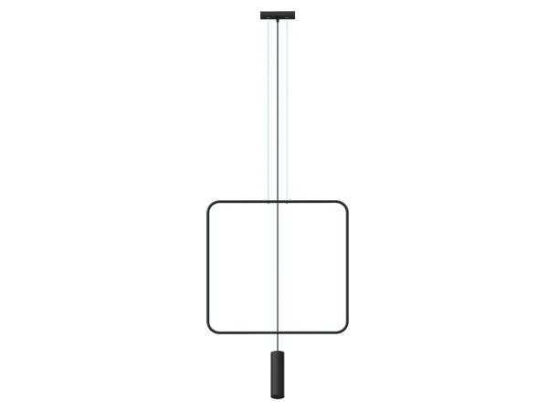 Geometryczna lampa LED, minimalistyczny styl do nowoczesnych wnętrz
