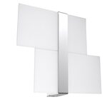 Miniaturbild 7 - Schwarzer LED-Wandleuchter mit rechteckiger Fassung, Loft-Stil