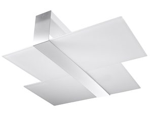 Miniatura 3 - Moderní lampa LED s bílými obdélníkovými deskami