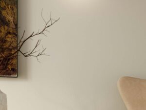 Miniaturka 6 - Jasny salon z kinkietem LED i skandynawskimi fotelami