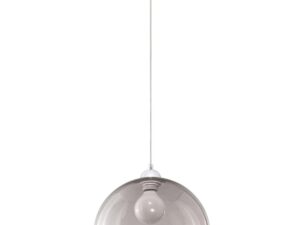 Miniaturka 8 - Szara lampa wisząca kula szklana na kablu