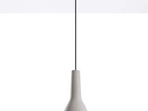 Miniaturka 1 - Betonowa lampa wisząca o stożkowym kształcie – styl nowoczesny