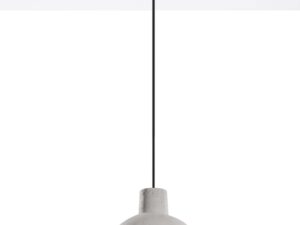 Miniaturka 1 - Szara lampa betonowa wisząca w stylu industrialnym – tło jasne