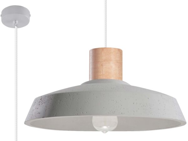 Betonowa lampa