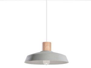 Miniaturka 1 - Podwójna betonowa lampa wisząca w kuchni loftowej