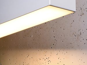 Miniaturka 4 - Lampa LED ścienna, prostokątny biały korpus, elegancki wygląd
