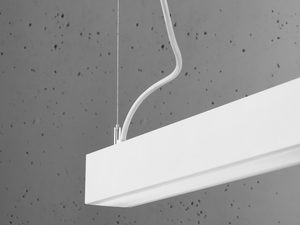 Miniaturka 6 - Nowoczesna lampa wisząca LED, minimalistyczny design, biały korpus