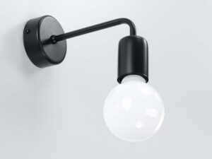 Miniaturka 1 - Lampa wisząca w nowoczesnym salonie z żarówkami typu Edison