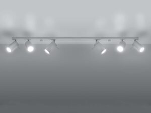 Miniaturka 3 - Listwa sufitowa biała sześć reflektorów z oświetleniem LED