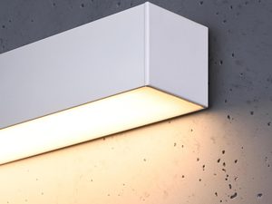 Miniaturka 5 - Lampa LED, prostokątny korpus, minimalistyczny design do nowoczesnych wnętrz