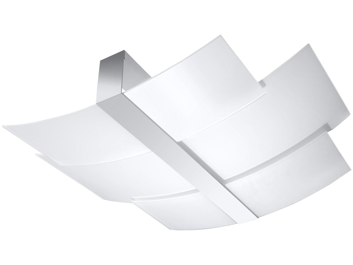 Elegantní stropní svítidlo 53 cm ocel a sklo 3x E27 BELVEDERE