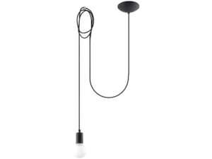 Miniatúra 8 - Lampa na čiernom kábli s minimalistickým svietidlom – škandinávsky štýl