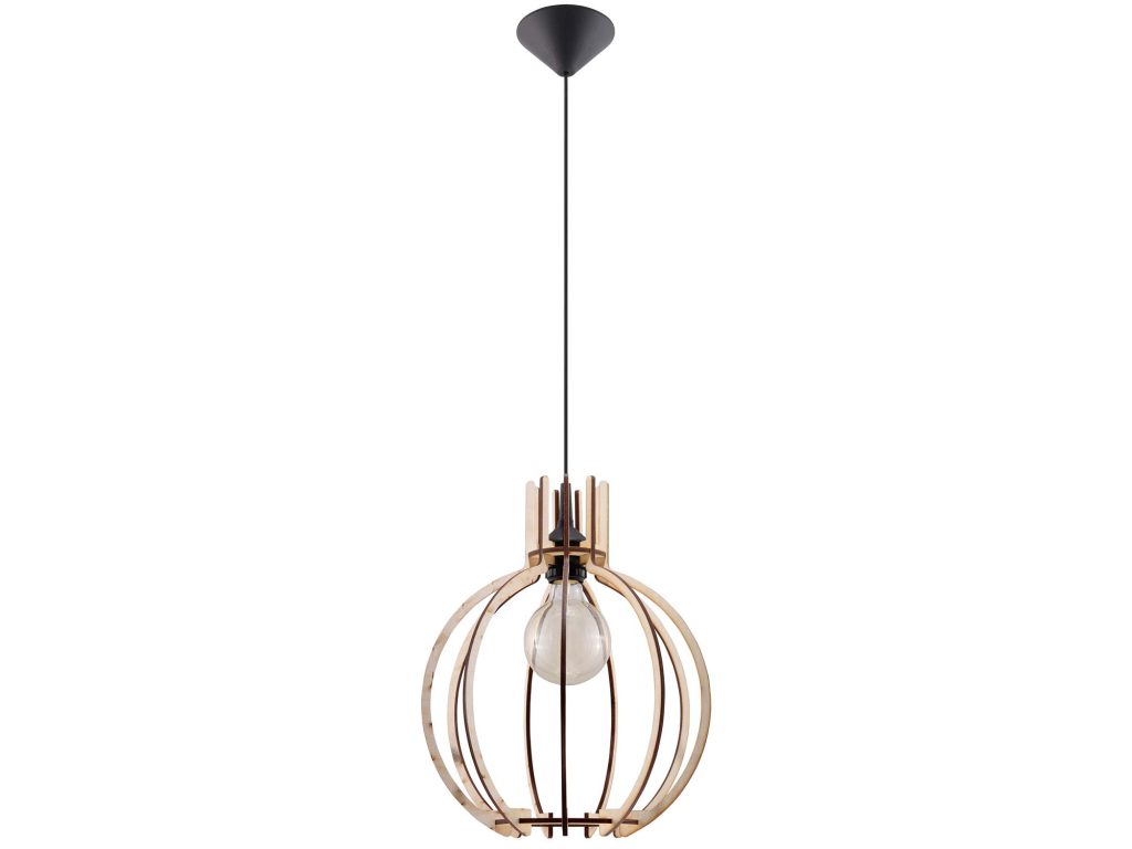 Przytulne Drewniane Oświetlenie Wiszące HECTOR