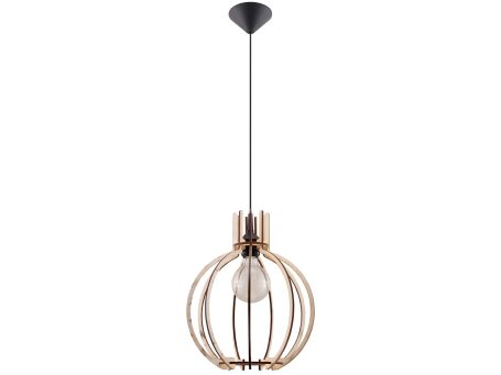 Lampa wisząca z drucianym kloszem – styl retro