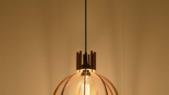 Miniaturka 2 - Lampa wisząca z miedzianym wykończeniem i żarówką E27