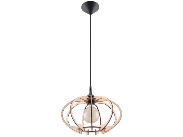 Wisząca lampa z ażurowym kloszem – detale konstrukcyjne