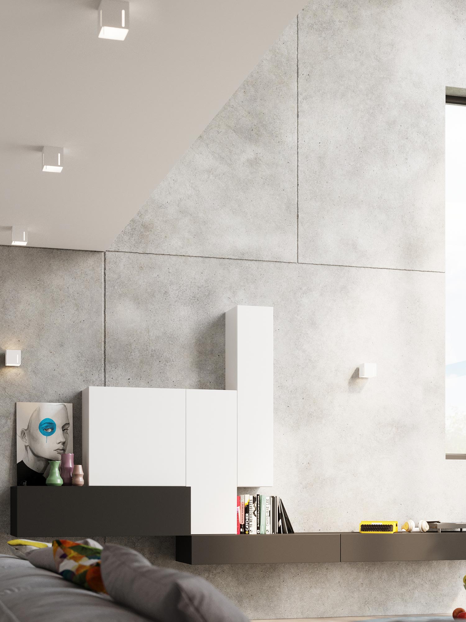 Klasyczne wnętrze z eleganckim oświetleniem