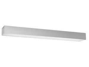 Miniaturka 10 - Srebrna lampa ścienna LED, prostokątny korpus, minimalistyczny styl