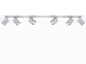 Miniatura 7 - Stropní kolejnicová lampa z čtyřmi bílými reflektory LED
