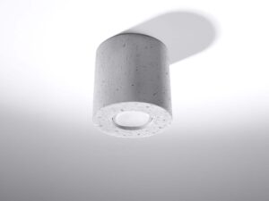 Miniaturka 1 - Walcowa oprawa natynkowa z betonu – minimalistyczny design
