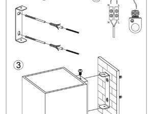 Miniaturka 7 - Instrukcja montażu drewnianej lampy ściennej w formie kostki