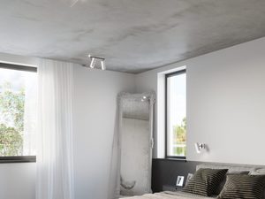 Miniaturka 11 - Weiße Dreifach-LED-Deckenleuchte mit Röhren im Schlafzimmer