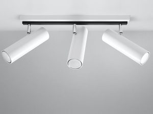 Miniatura 1 - Bílá trojitá stropní LED lampa z tubami