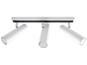 Miniatúra 14 - Stropná LED lampa, čierna, s tromi bielymi reflektormi