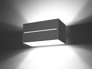 Miniatura 14 - LED nástěnné svítidlo černý z podsvícením, montáž nástěnný