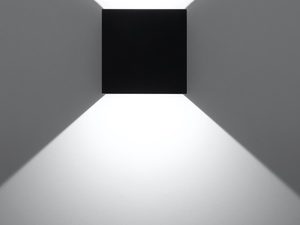 Miniatura 2 - Černý LED nástěnné svítidlo s efektem světla skierowanego v horní část a spodní část