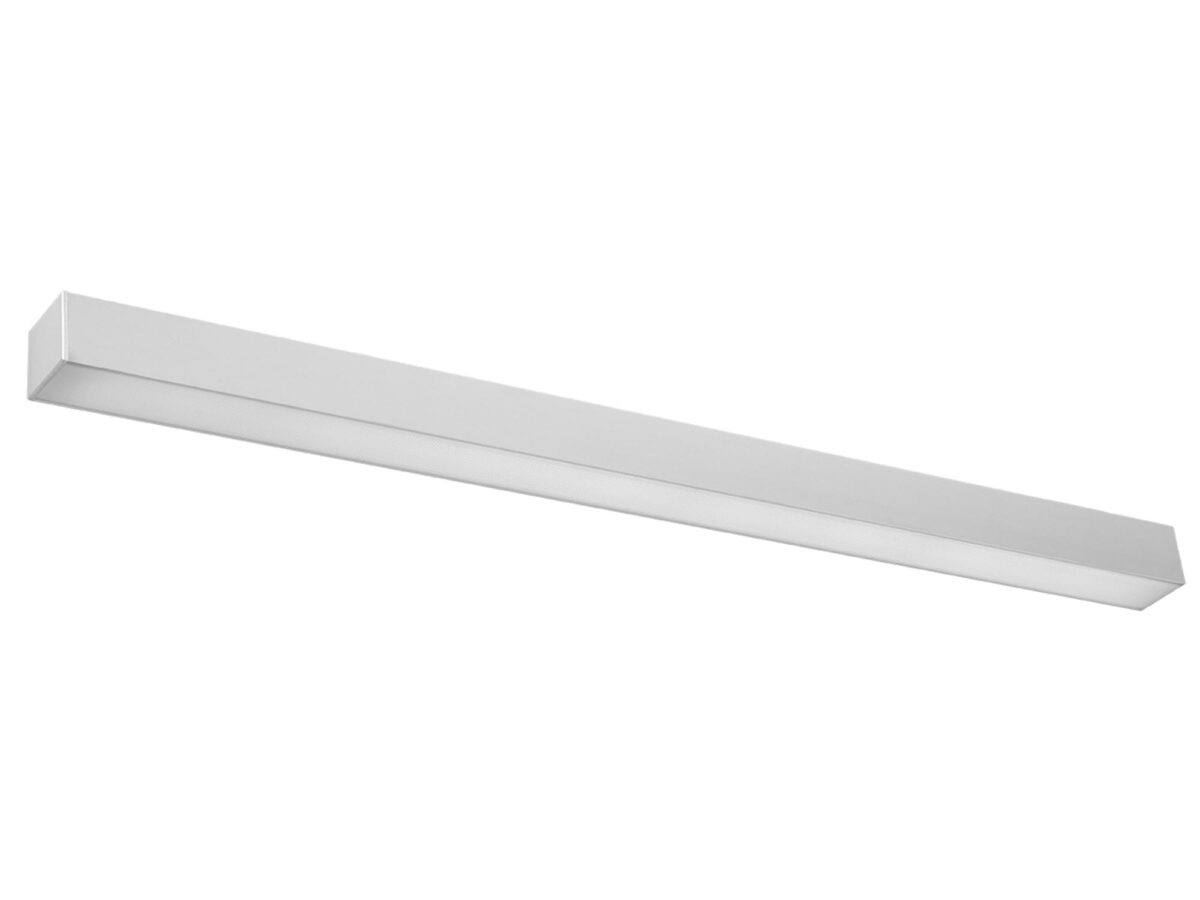 Moderne weiße Alu LED Wandleuchte 24W 6 cm PINNE 90