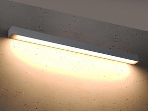 Miniaturka 12 - Nowoczesna srebrna lampa ścienna LED, prostokątna forma