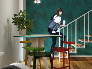 Miniatura 8 - Černá LED lampa v korytarzu u schodach, moderní styl