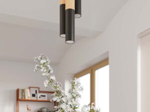 Miniatura 5 - Minimalistické lampy dřevěné nad stolem v przestronnej jídelny