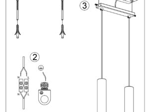 Miniaturka 10 - Instrukcja montażu lampy wiszącej z drewnianym wykończeniem