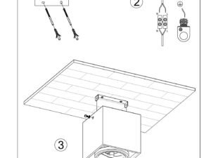 Miniatura 7 - Návod k montáži lampy betonowej wpuszczanej v sufit