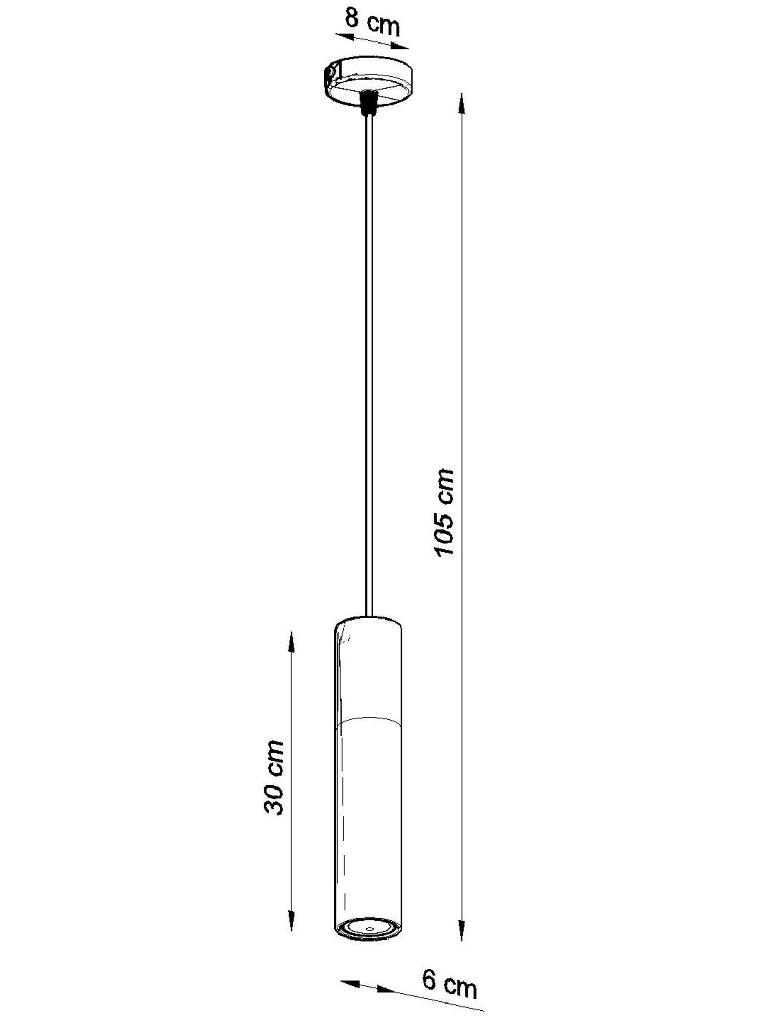 Techniczny rysunek nowoczesnej lampy wiszącej do salonu lub kuchni Techniczny rysunek nowoczesnej lampy wiszącej do salonu lub kuchni