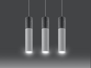 Miniatura 8 - Tři moderní lampy nad ostrůvkem kuchyňskou — světlé a geometrické