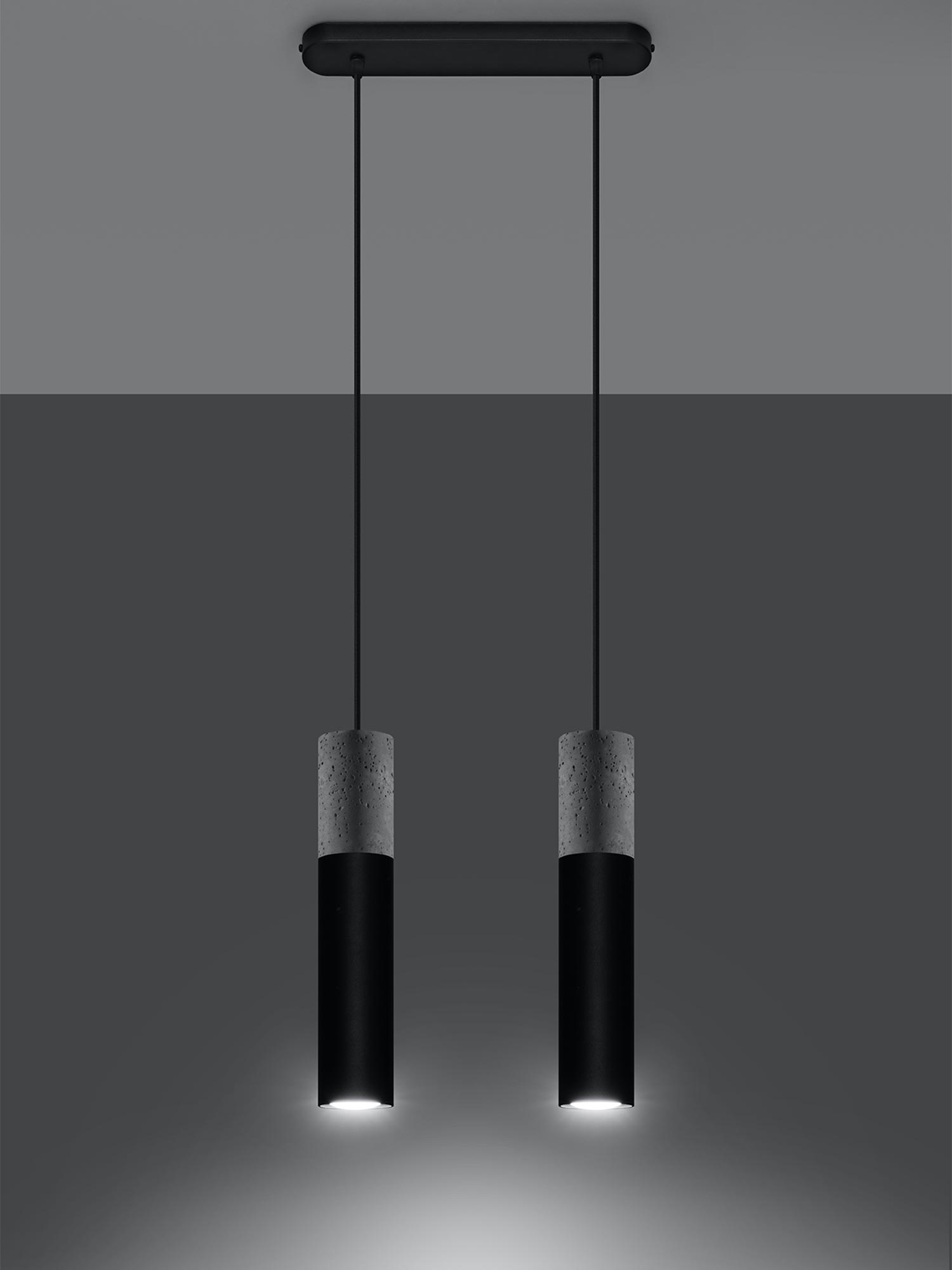 Dwie lampy sufitowe w stylu loftowym Dwie lampy sufitowe w stylu loftowym