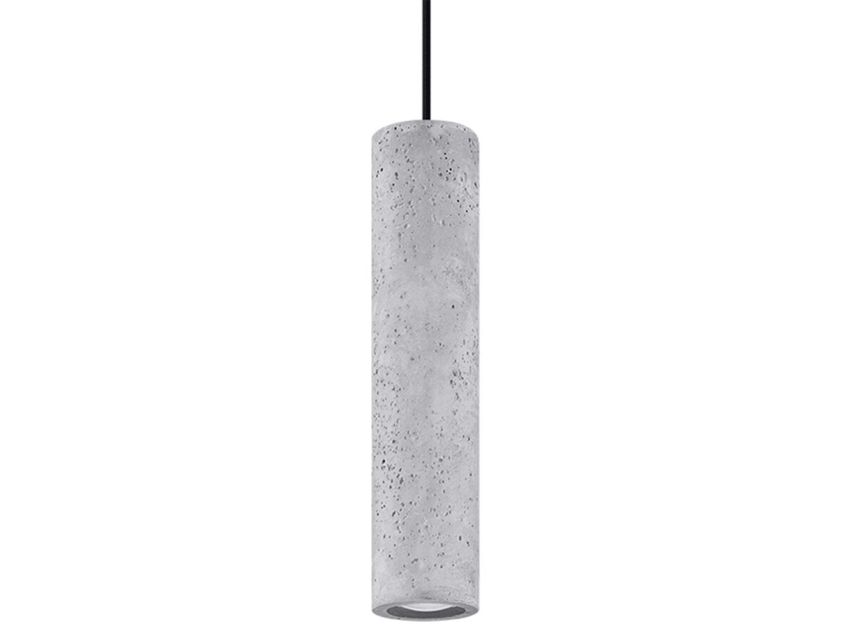 Moderní betonová závěsná lampa 8 cm LARIX 1