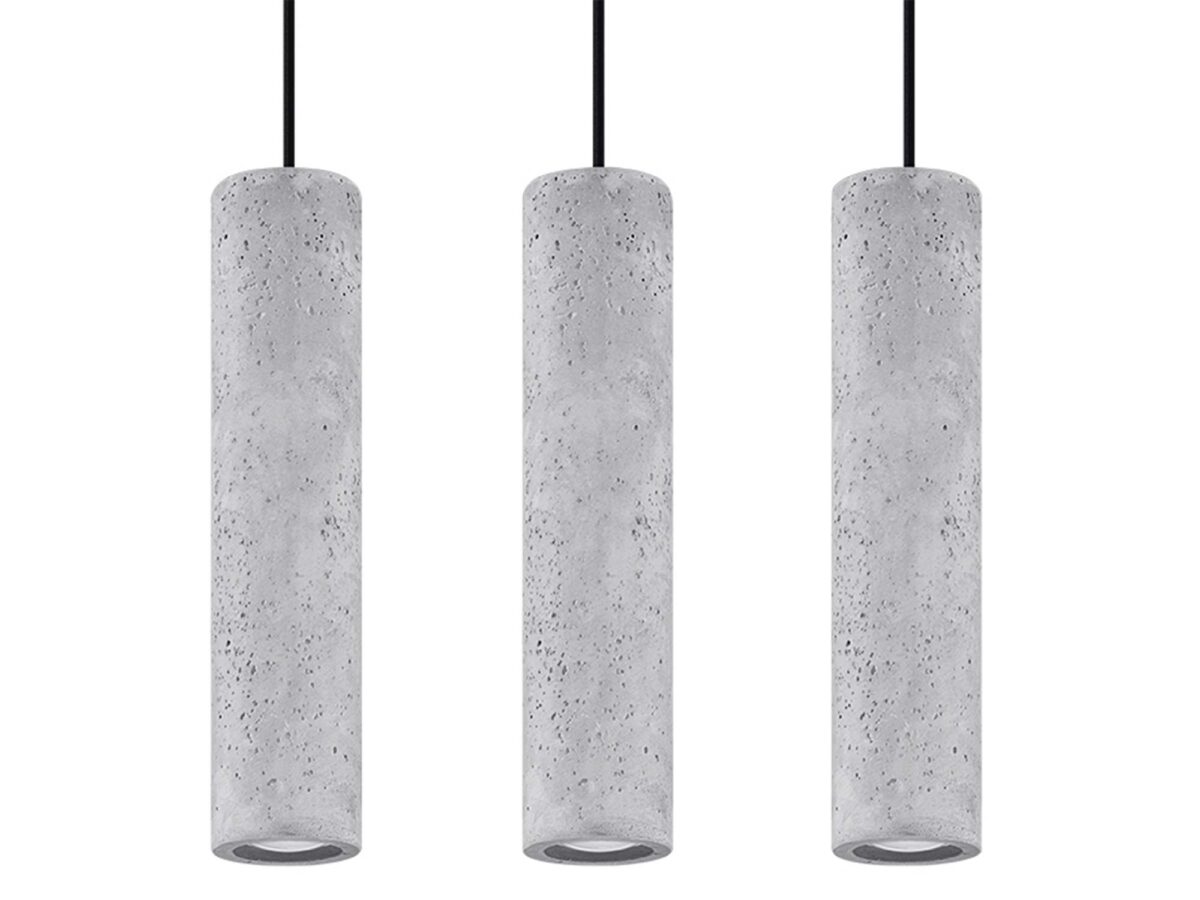 LARIX 3L Lampa Wisząca z Betonu