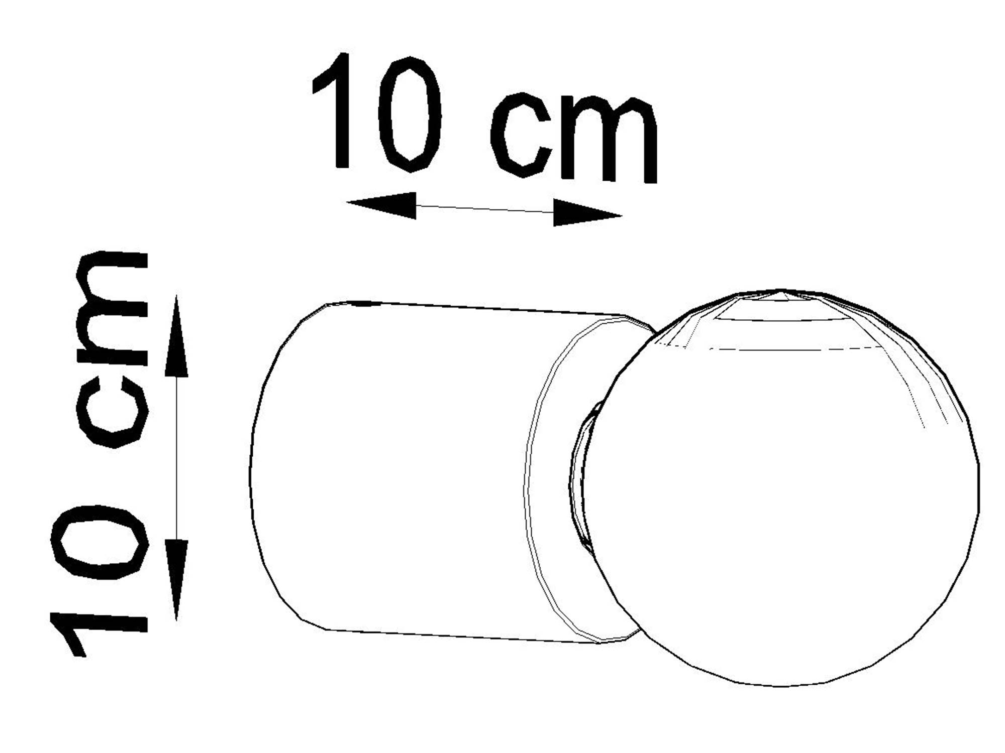 Wymiary techniczne lampy Wymiary techniczne lampy