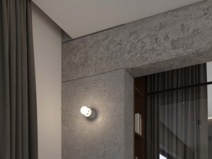 Miniaturka 3 - Nowoczesne wnętrze z kinkietem ściennym o industrialnym designie