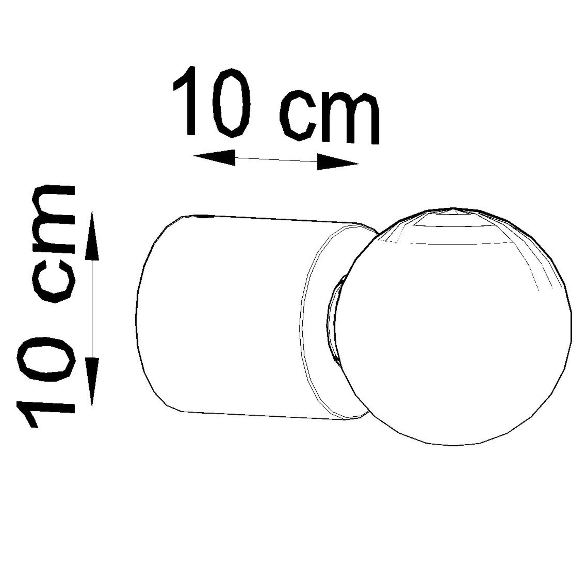 Techniczny szkic lampy z betonowym cylindrem i żarówką LED Techniczny szkic lampy z betonowym cylindrem i żarówką LED